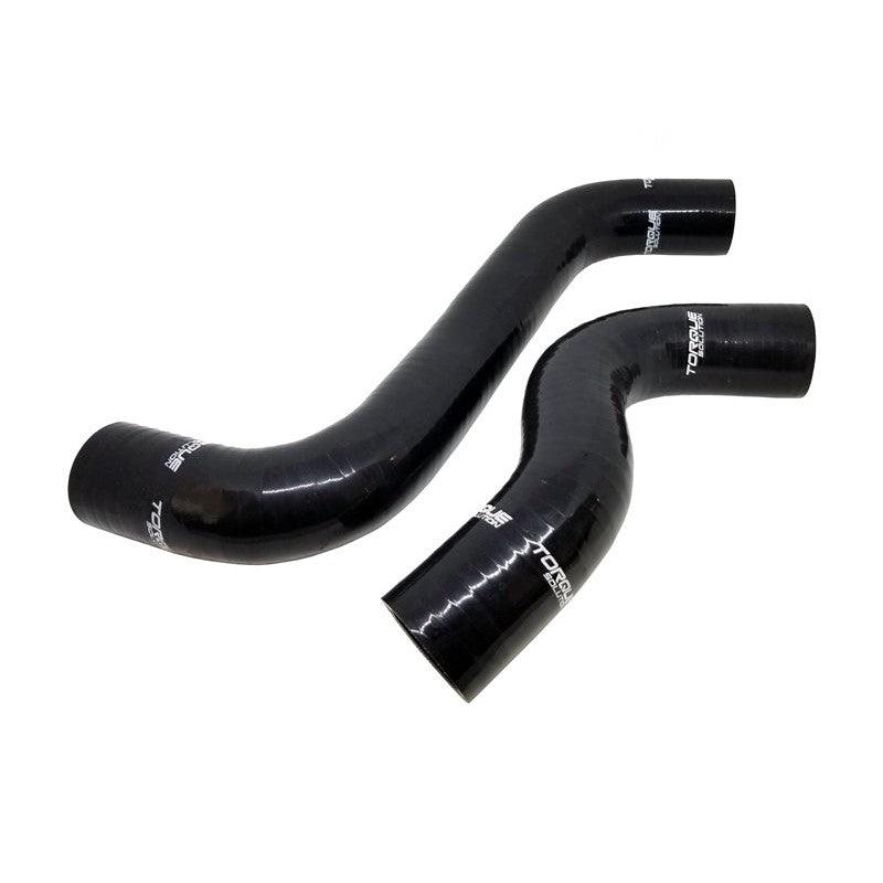 Torque Solution 2015+ Subaru WRX / 2014+ Forester XT Silicone Radiator Hose Kit - Black - Saikospeed