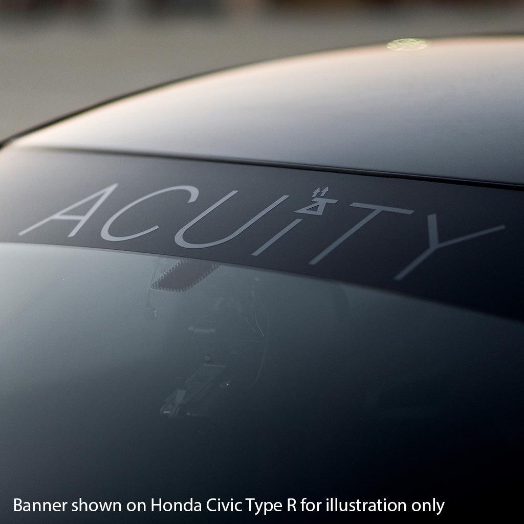 Matte Black Windshield Banner - Saikospeed