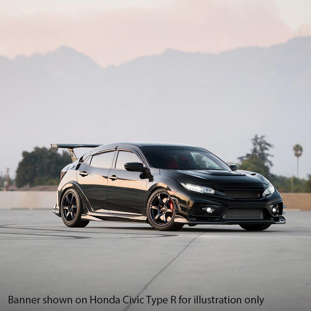 Matte Black Windshield Banner - Saikospeed