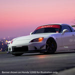 Matte Red Windshield Banner - Saikospeed