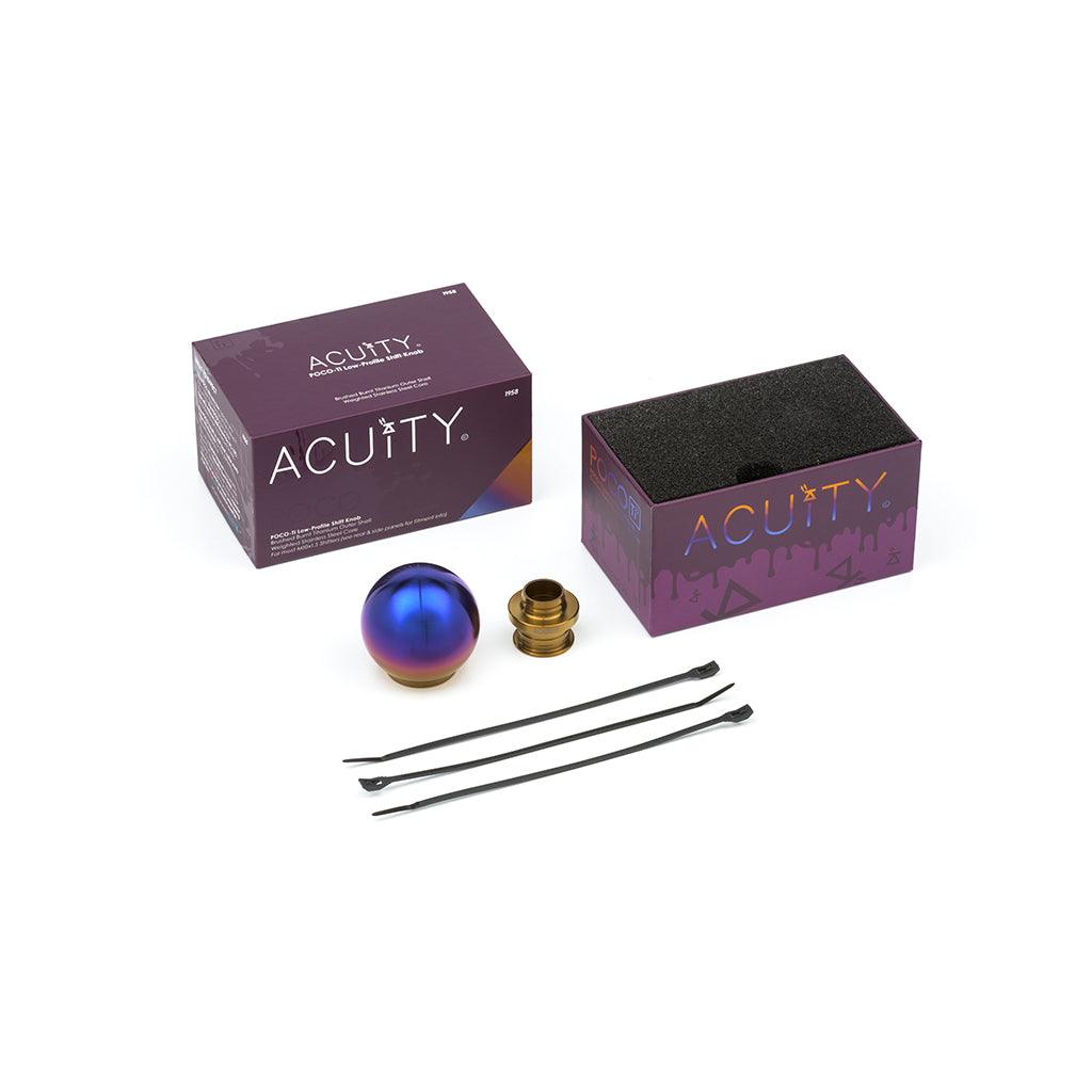 POCO-Ti Burnt Titanium Low Profile Shift Knob (M10x1.5) - Saikospeed