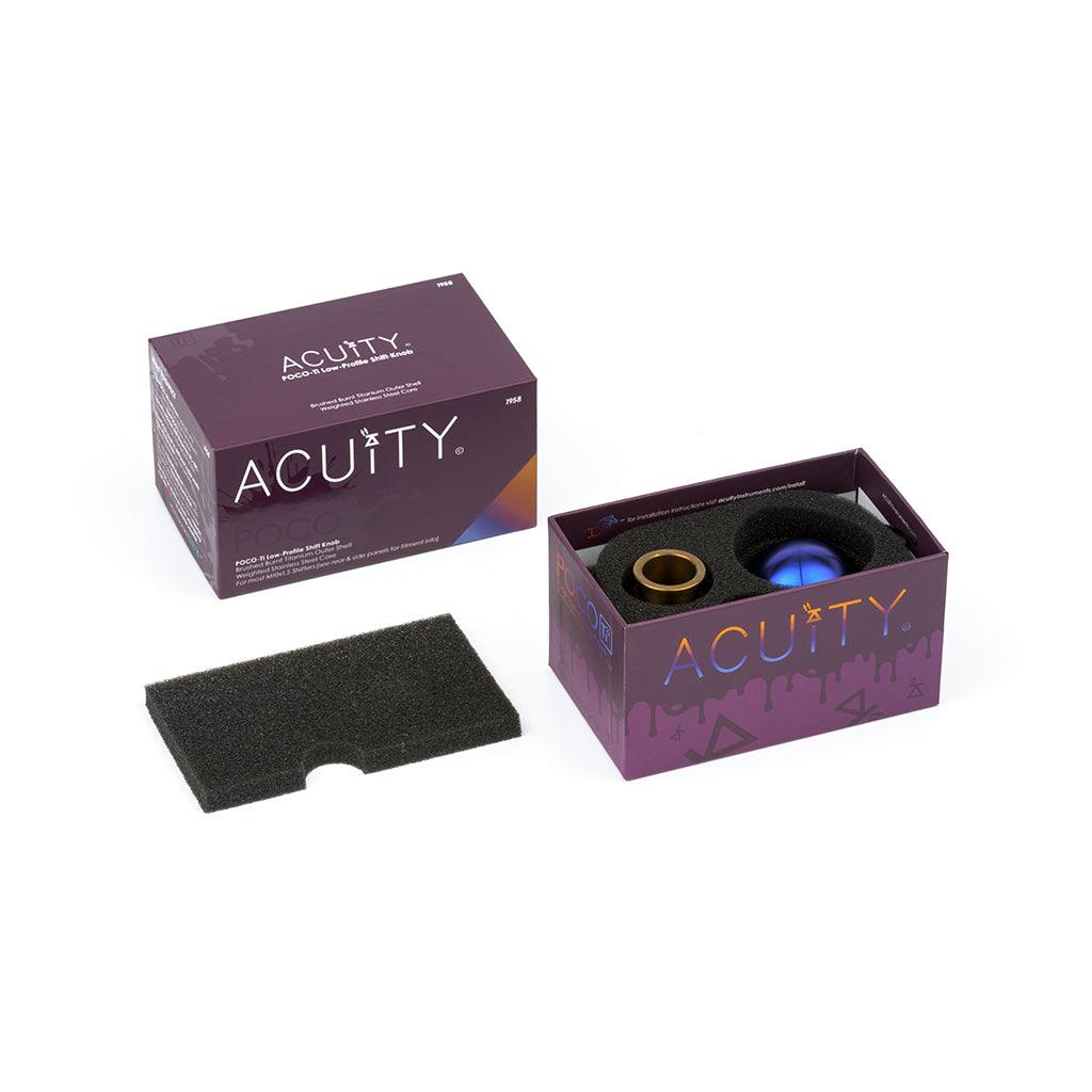 POCO-Ti Burnt Titanium Low Profile Shift Knob (M10x1.5) - Saikospeed