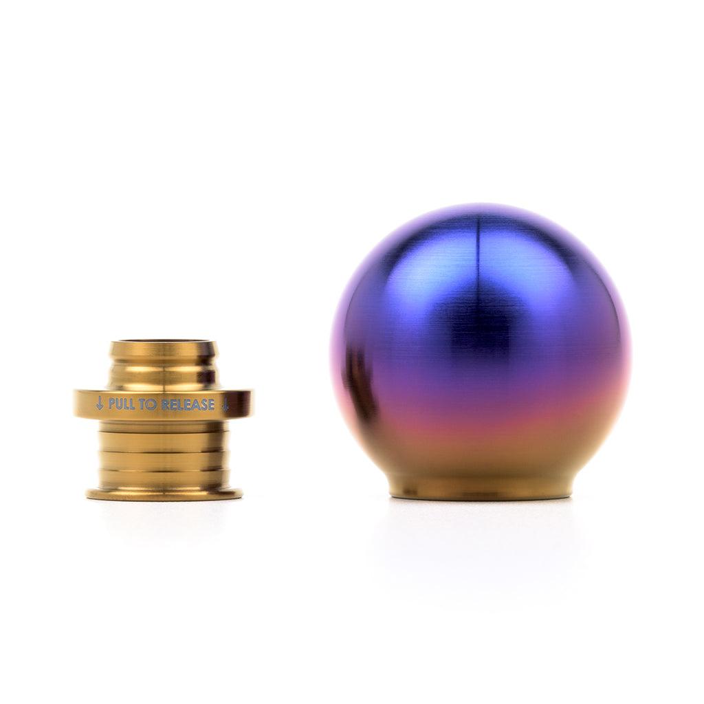POCO-Ti Burnt Titanium Low Profile Shift Knob (M10x1.5) - Saikospeed