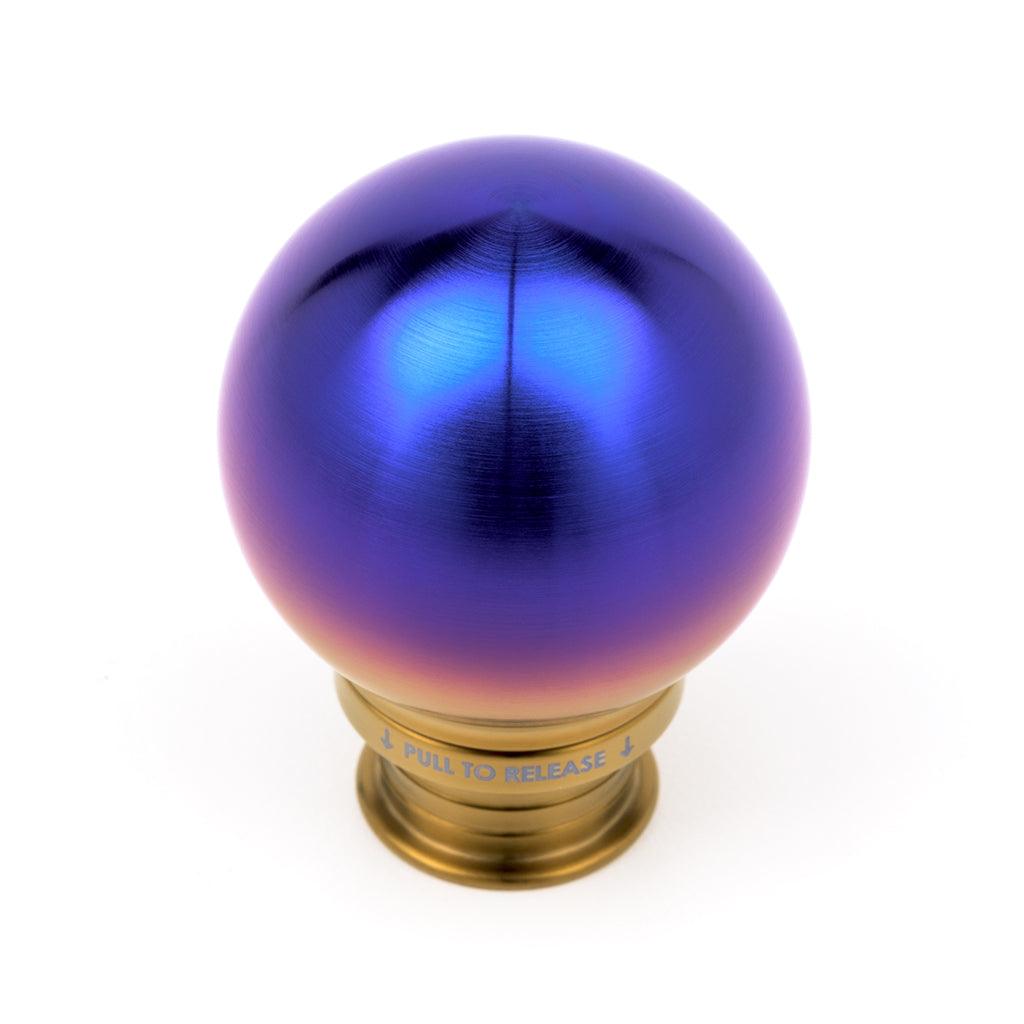 POCO-Ti Burnt Titanium Low Profile Shift Knob (M10x1.5) - Saikospeed