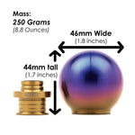 POCO-Ti Burnt Titanium Low Profile Shift Knob (M10x1.5) - Saikospeed
