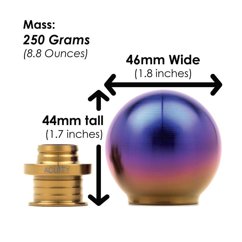 POCO-Ti Burnt Titanium Low Profile Shift Knob (M10x1.5) - Saikospeed