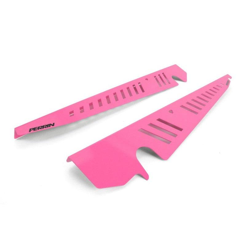 Perrin 2015+ Subaru WRX/STI Fender Shroud Set - Hyper Pink - Saikospeed