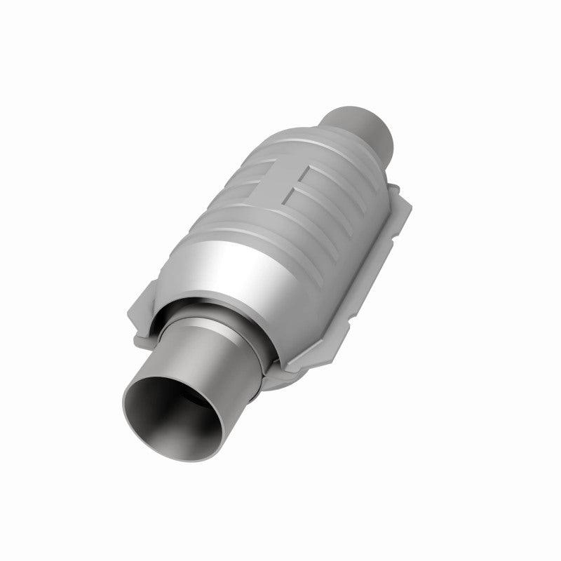 MagnaFlow Conv Univ 2.25in Inlet/Outlet Center/Center Round 9in Body L x 5.125in W x 13in Overall L - Saikospeed