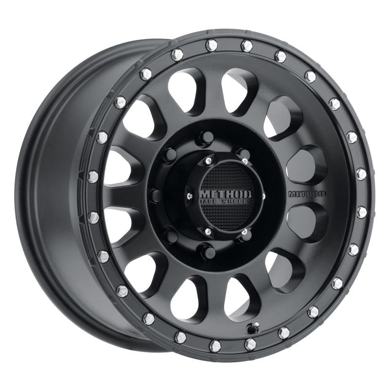 Method MR315 17x8.5 0mm Offset 8x6.5 130.81mm CB Matte Black Wheel - Saikospeed