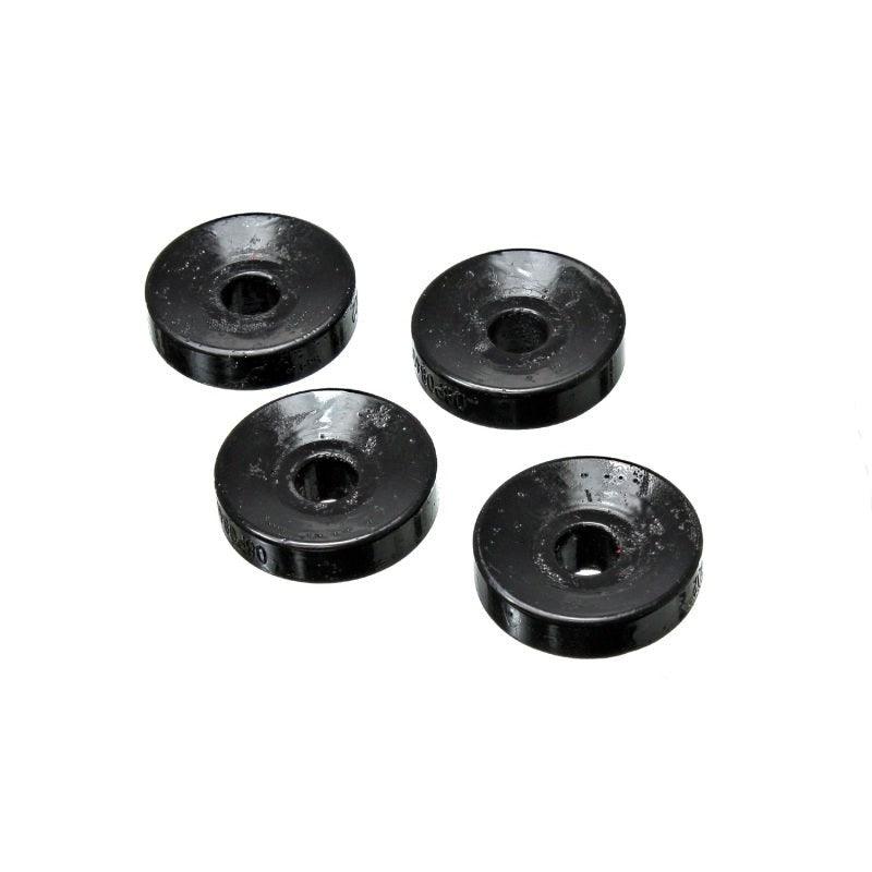 Energy Suspension 06-11 Honda Civic SI Black Rear Shock Upper Bushing Set - Saikospeed