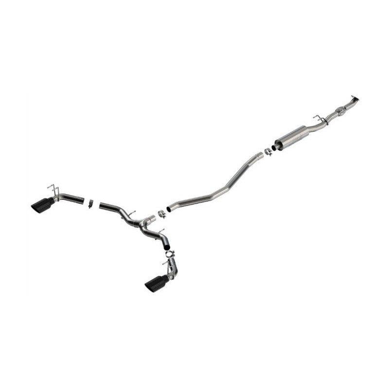 Borla 2023 Integra/22-23 Civic Si 1.5L 4 CYL. MT FWD 4DR 2.50in S-Type Catback Exhaust Black Chrome - Saikospeed