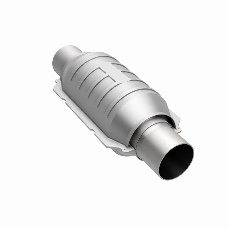 MagnaFlow Conv Univ 2.25in Inlet/Outlet Center/Center Round 9in Body L x 5.125in W x 13in Overall L - Saikospeed