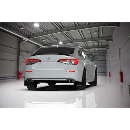 Rally Armor 2022 Honda Civic (Incl. Si/Sport/Touring) Black UR Mud Flap w/ Red Logo - Saikospeed