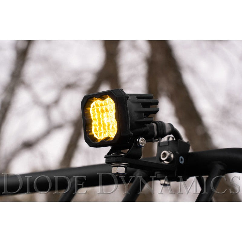 Diode Dynamics Stage Series C1 LED Pod Pro - Yellow Wide Standard ABL (Pair)