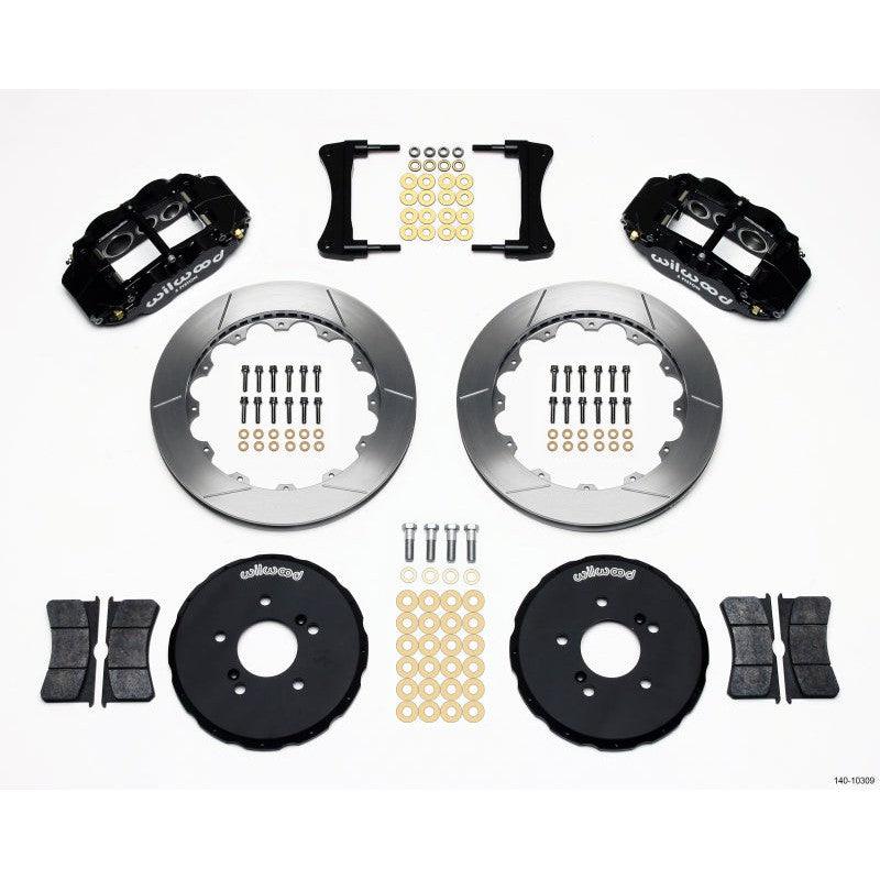 Wilwood Narrow Superlite 6R Front Hat Kit 12.88in Honda S2000 - Saikospeed