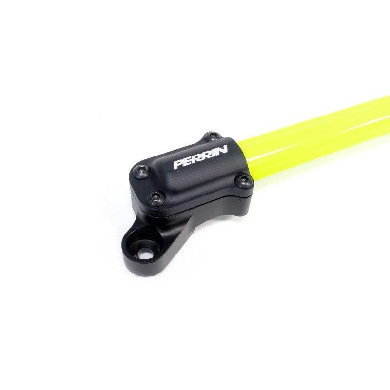 Perrin 2013+ BRZ/FR-S/86/GR86 Strut Brace - Neon Yellow Wrinkle - Saikospeed