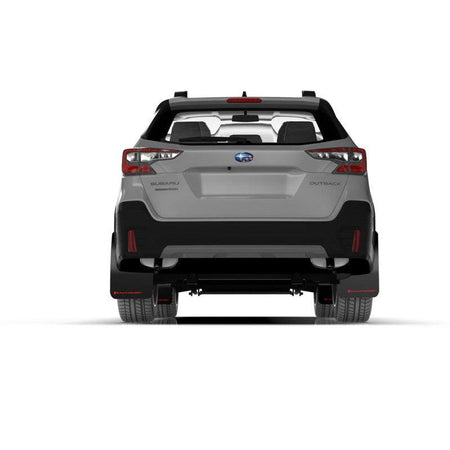 Rally Armor 20-22 Subaru Outback Black UR Mud Flap w/ Grey Logo - Saikospeed