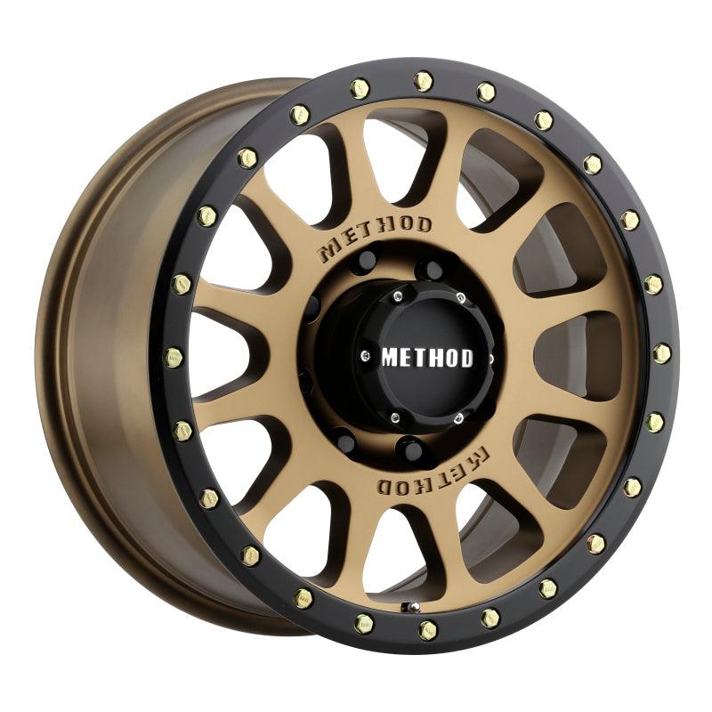 Method MR305 NV 20x10 -18mm Offset 8x6.5 130.81mm CB Method Bronze/Black Street Loc Wheel - Saikospeed