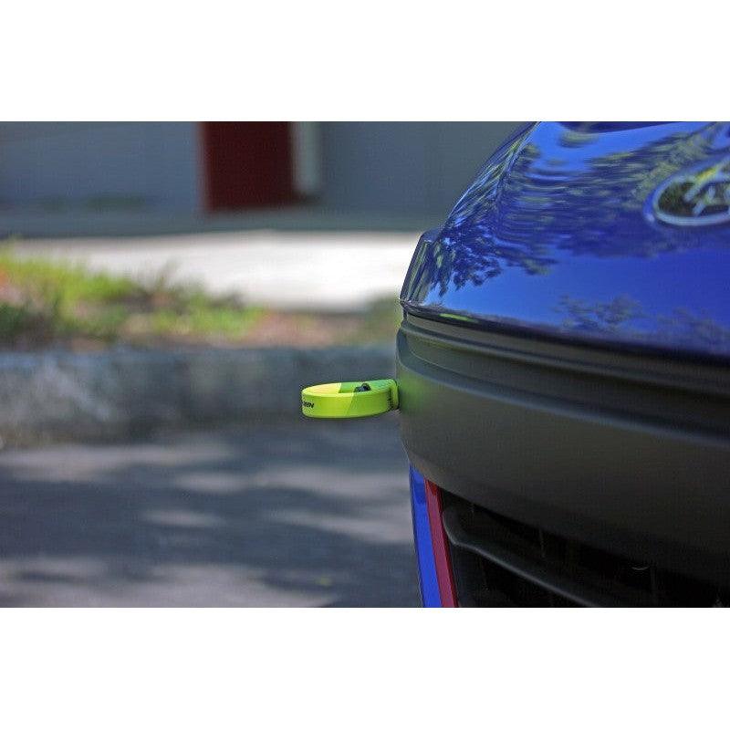 Perrin 18-21 WRX/STI / 13-20 BRZ / 17-20 Toyota 86 Front Tow Hook Kit - Neon Yellow - Saikospeed
