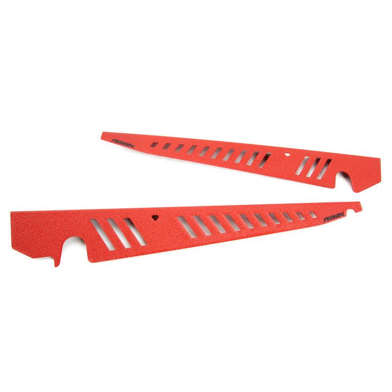 Perrin 2015+ Subaru WRX/STI Fender Shroud Set - Red - Saikospeed