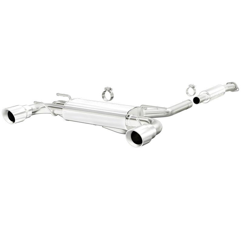 MagnaFlow 13 Scion FR-S / 13 Subaru BRZ Dual Split Rear Exit Stainless Cat Back Performance Exhaust - Saikospeed