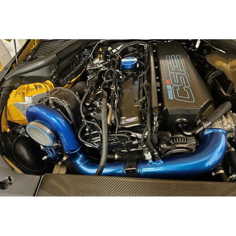 CSF Gen 2 B58 Race X Charge-Air-Cooler Manifold - Thermal Black Finish - Saikospeed