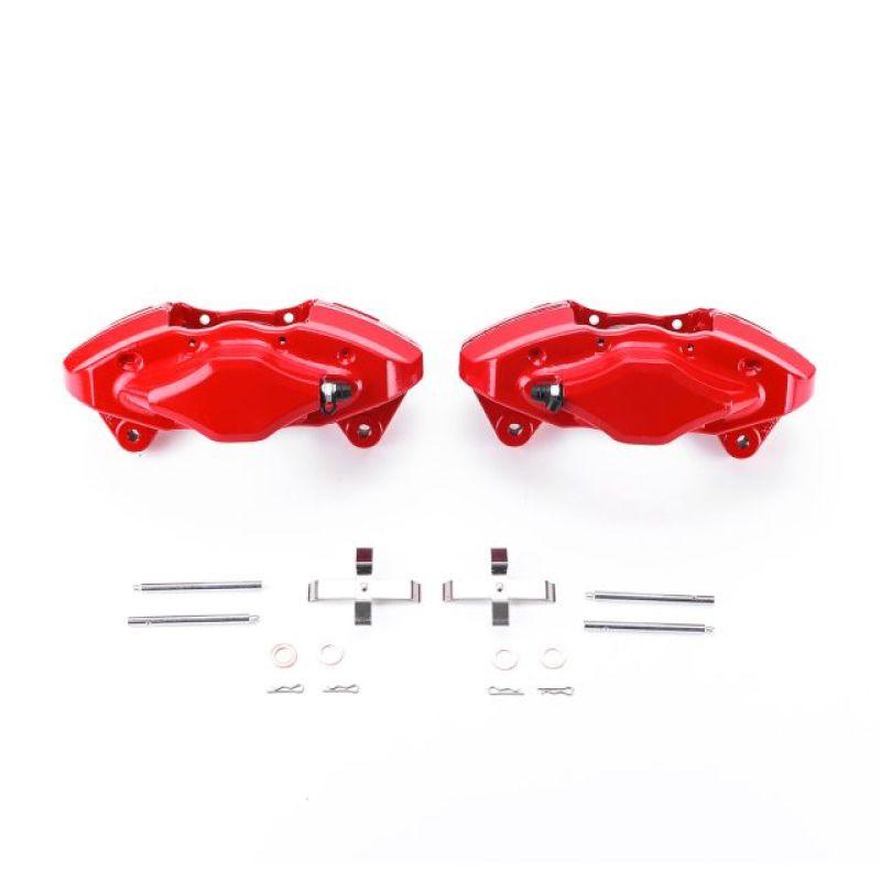 Power Stop 08-14 Subaru Impreza Rear Red Calipers w/o Brackets - Pair - Saikospeed