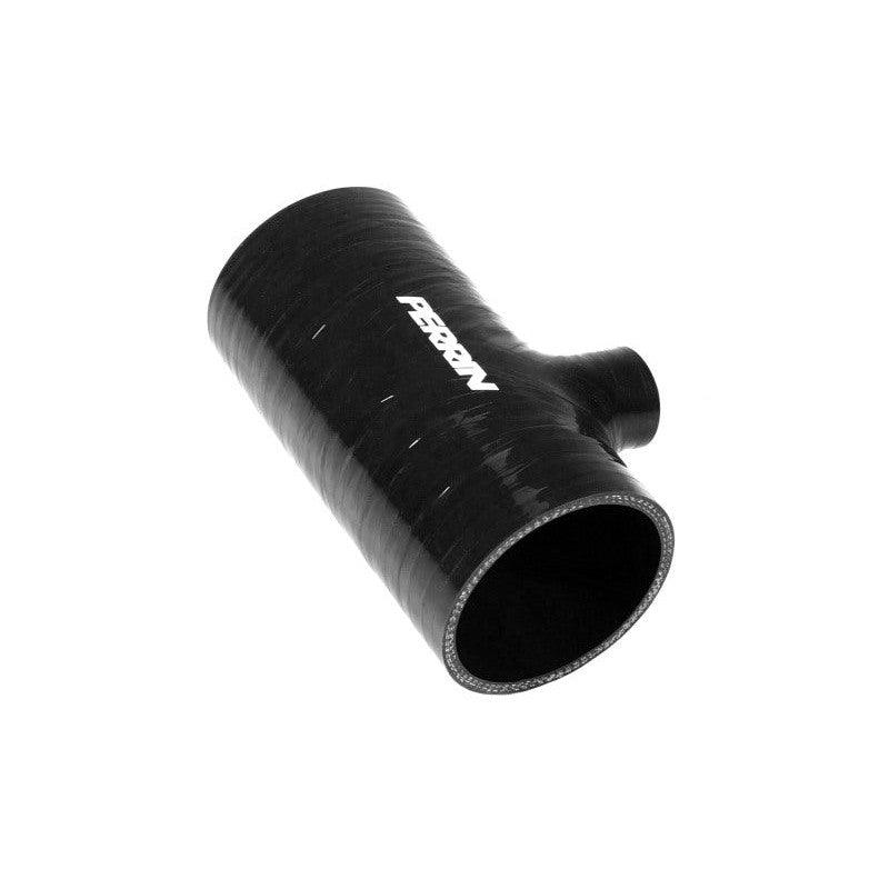 Perrin 2022+ Subaru WRX Black 3in Turbo Inlet Hose w/ Nozzle (Short) - Saikospeed