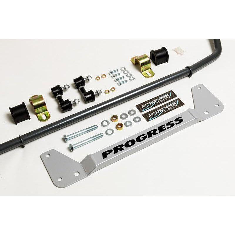 Progress Tech 02-06 Acura RSX Rear Sway Bar (24mm - Adjustable w/ End Links and Bar Brace) - Saikospeed