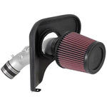 K&N 2013-14 Honda Accord 2.4L L4 69 Series Typhoon Air Intake System - Silver Cold Air Intake Kit - Saikospeed