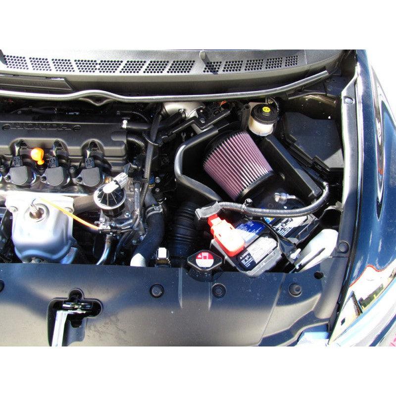 K&N 06-09 Civic 1.8L Silver Typhoon Short Ram Intake - Saikospeed