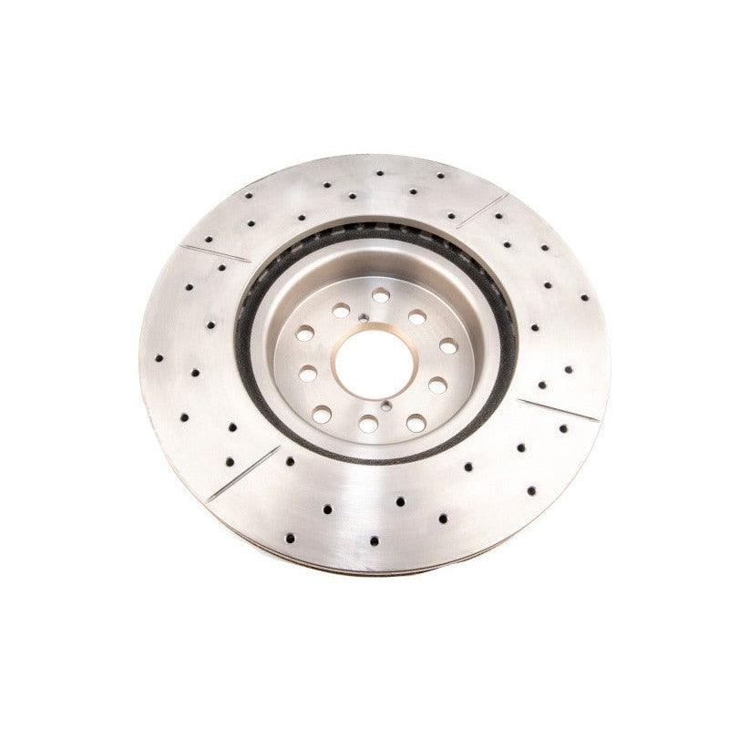 DBA 05-08 Legacy GT Front Drilled & Slotted Street Series Rotor - Saikospeed