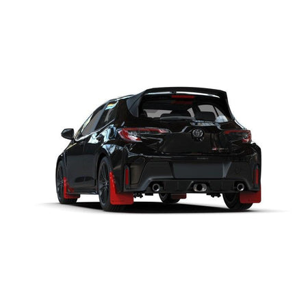 Rally Armor 2023 Toyota GR Corolla Red UR Mud Flap w/ Black Logo - Saikospeed