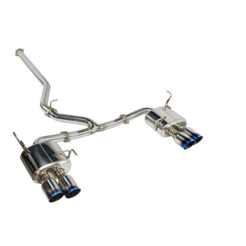 Remark 2022+ Subaru WRX Cat-Back Exhaust w/ Burnt Stainless Tip Cover - Saikospeed