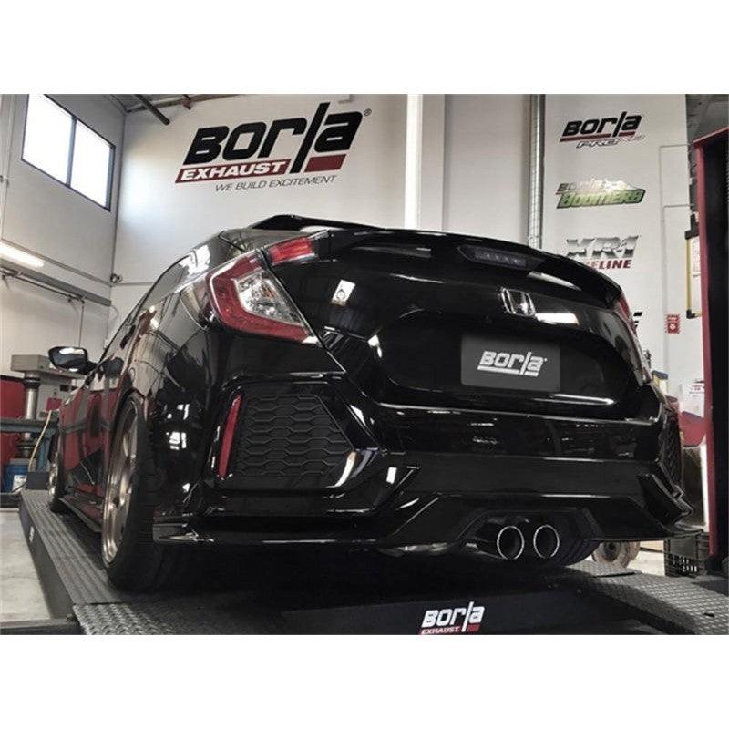Borla 16-17 Honda Civic Sport 1.5L AT/MT Hatchback S-Type Catback Exhaust - Saikospeed