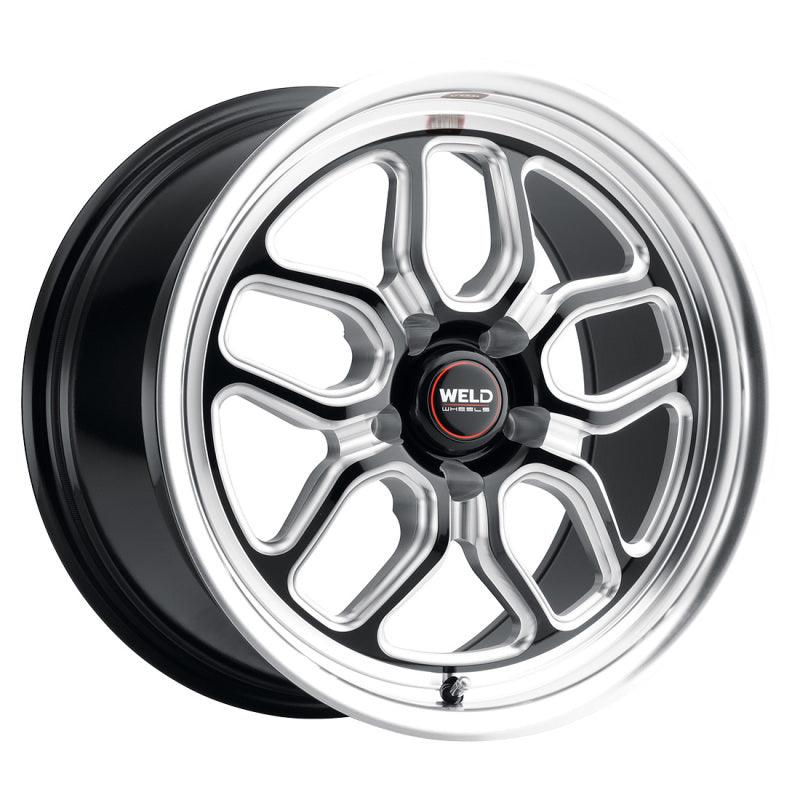 Weld Racing 17x10 Laguna Drag Wheel 5x127 ET38 BS7.00 Gloss BLK MIL DIA 71.5 - Saikospeed