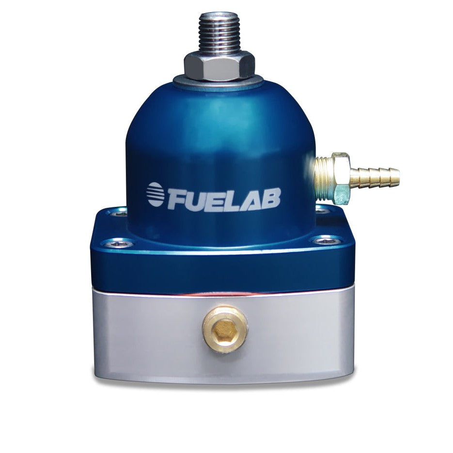 Fuelab 515 EFI Adjustable FPR 25-90 PSI (2) -6AN In (1) -6AN Return - Blue