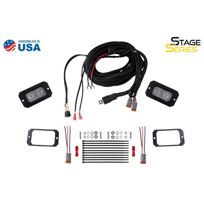 Diode Dynamics Stage Series Flush Mount Reverse Light Kit C2 Pro