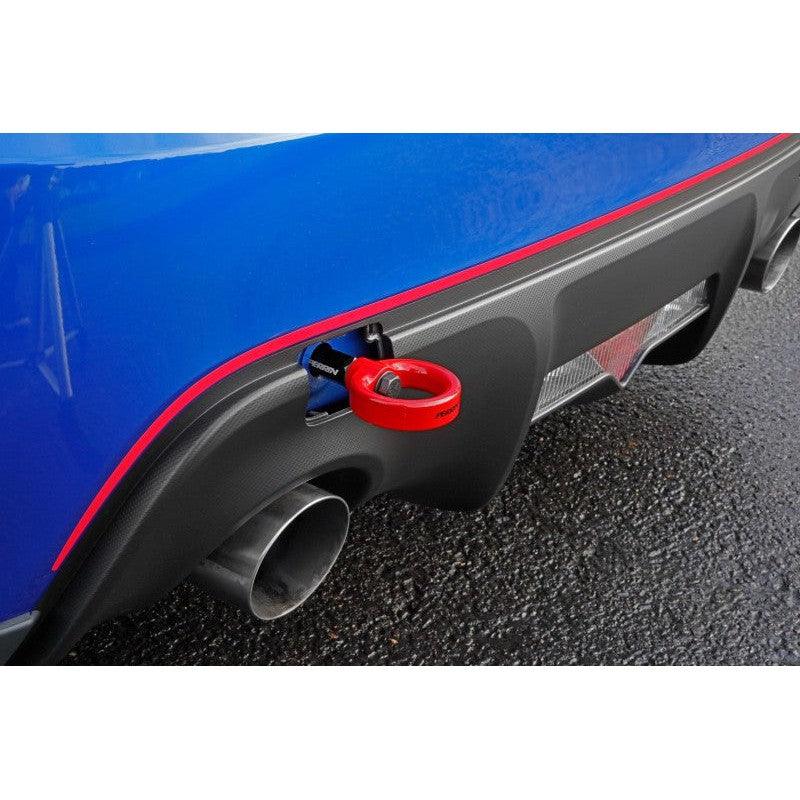 Perrin 13-20 & 2022 Subaru BRZ / 13-16 Scion FRS / 17-20 Toyota 86 Tow Hook Kit (Rear) - Red - Saikospeed