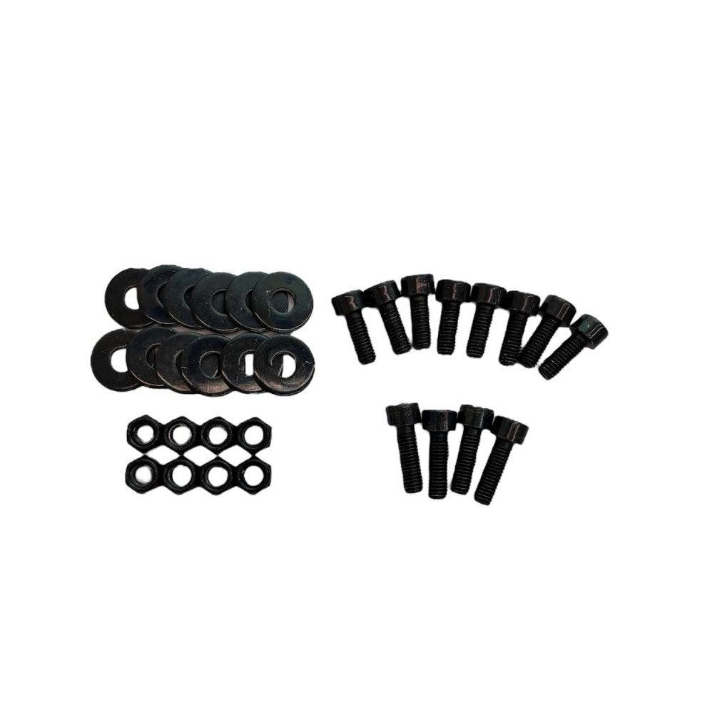 Sparco Seat Hardware Spacer Kit Side Mount - Black Zinc - Saikospeed