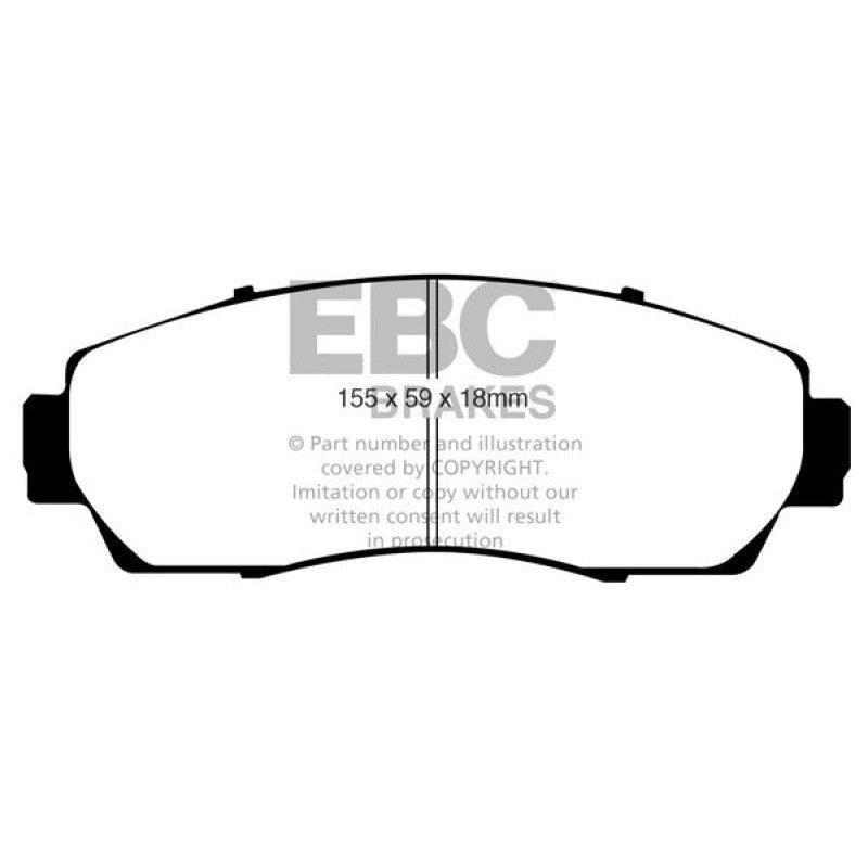 EBC 07-09 Acura RDX 2.3 Turbo Redstuff Front Brake Pads - Saikospeed