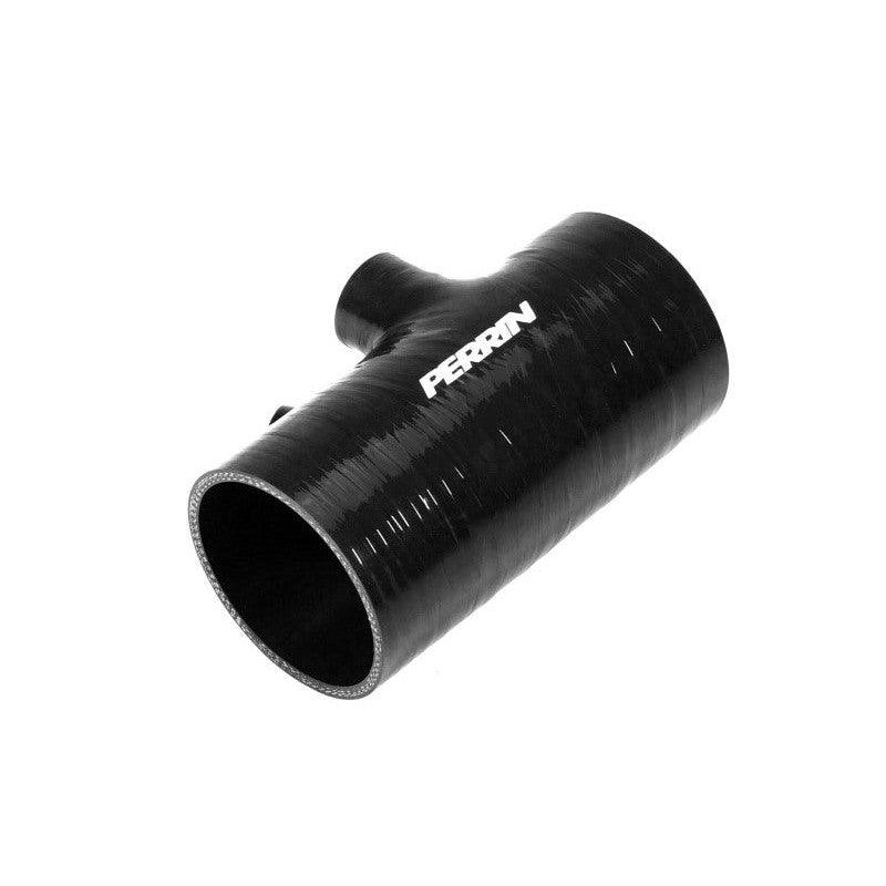 Perrin 2022+ Subaru WRX Black 3in Turbo Inlet Hose w/ Nozzle (Short) - Saikospeed