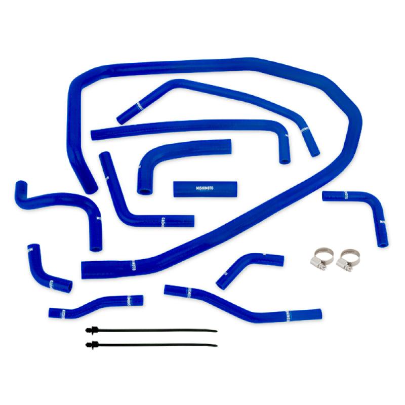 Mishimoto 2015 Subaru WRX Blue Silicone Radiator Coolant Ancillary Hoses Kit - Saikospeed