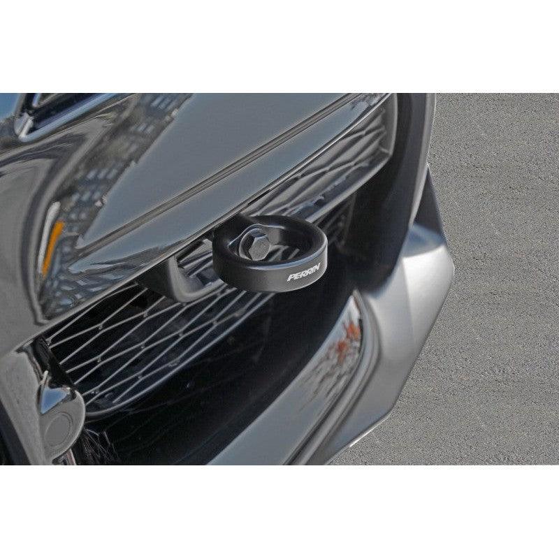 Perrin 2020 Toyota Supra Tow Hook Kit (Front) - Black - Saikospeed