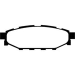 EBC 12+ Subaru BRZ 2.0 (solid rear rotors) Yellowstuff Rear Brake Pads - Saikospeed