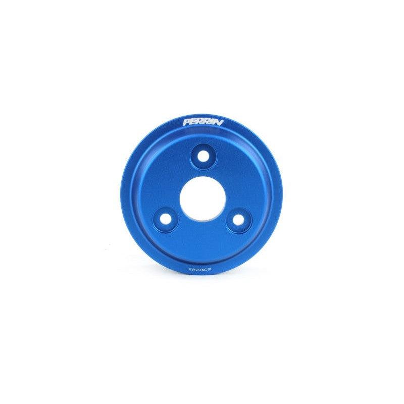 Perrin 15-21 Subaru WRX Lightweight Water Pump Pulley - Blue - Saikospeed
