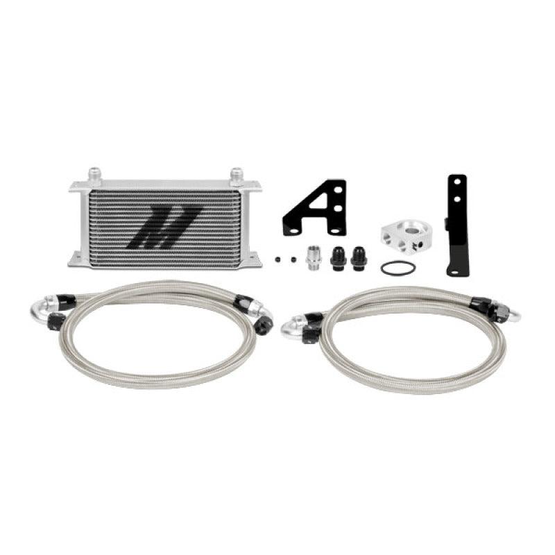 Mishimoto 15 Subaru STI Oil Cooler Kit - Silver - Saikospeed