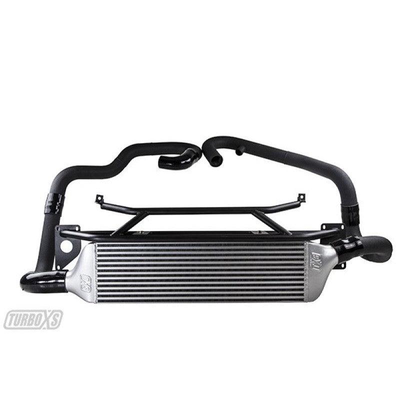 Turbo XS FMIC 2015-2017 Subaru STi - Wrinkle Black Pipes - Saikospeed