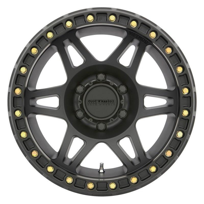 Method MR106 Beadlock 17x9 -44mm Offset 6x5.5 108mm CB Matte Black w/BH-H24125 Wheel - Saikospeed