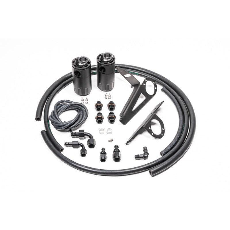Radium Engineering 00-05 Honda S2000 LH Drive Only Dual Catch Can Kit Fluid Lock - Saikospeed